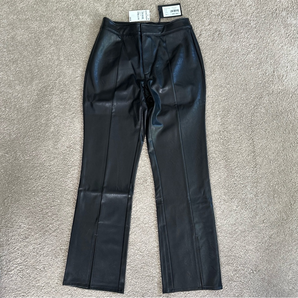 Paige Mesa Pants Black Faux Leather Size 2 NWT From Nordstrom’s